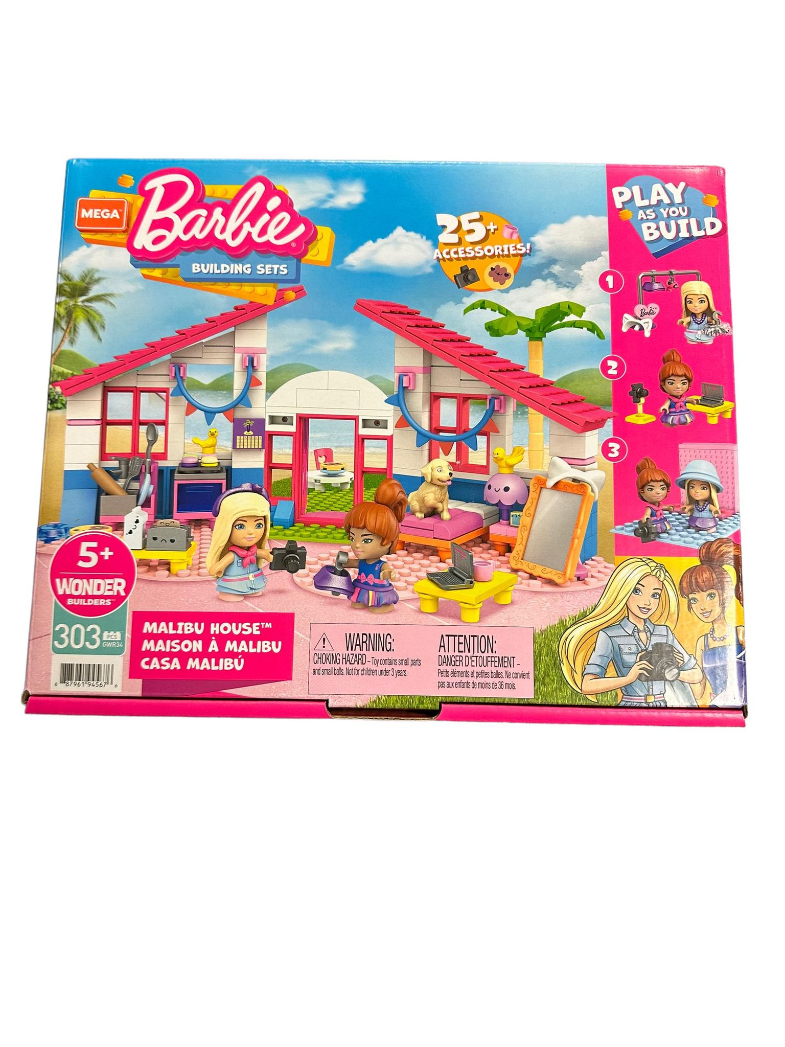 Barbie Building Sets Malibu House