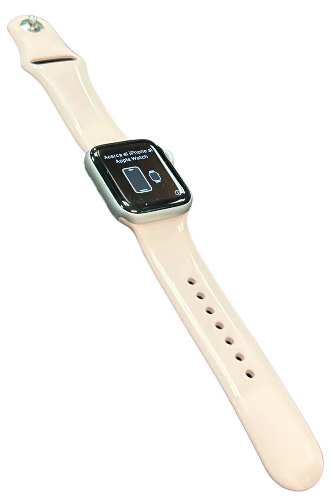 Apple Watch S6 40mm - Pink Straps / Silver Face 