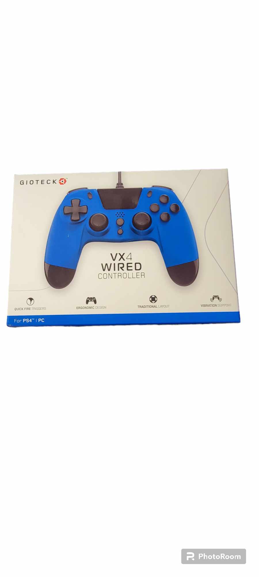 Gioteck VX4 Wired Controller Blue PS4