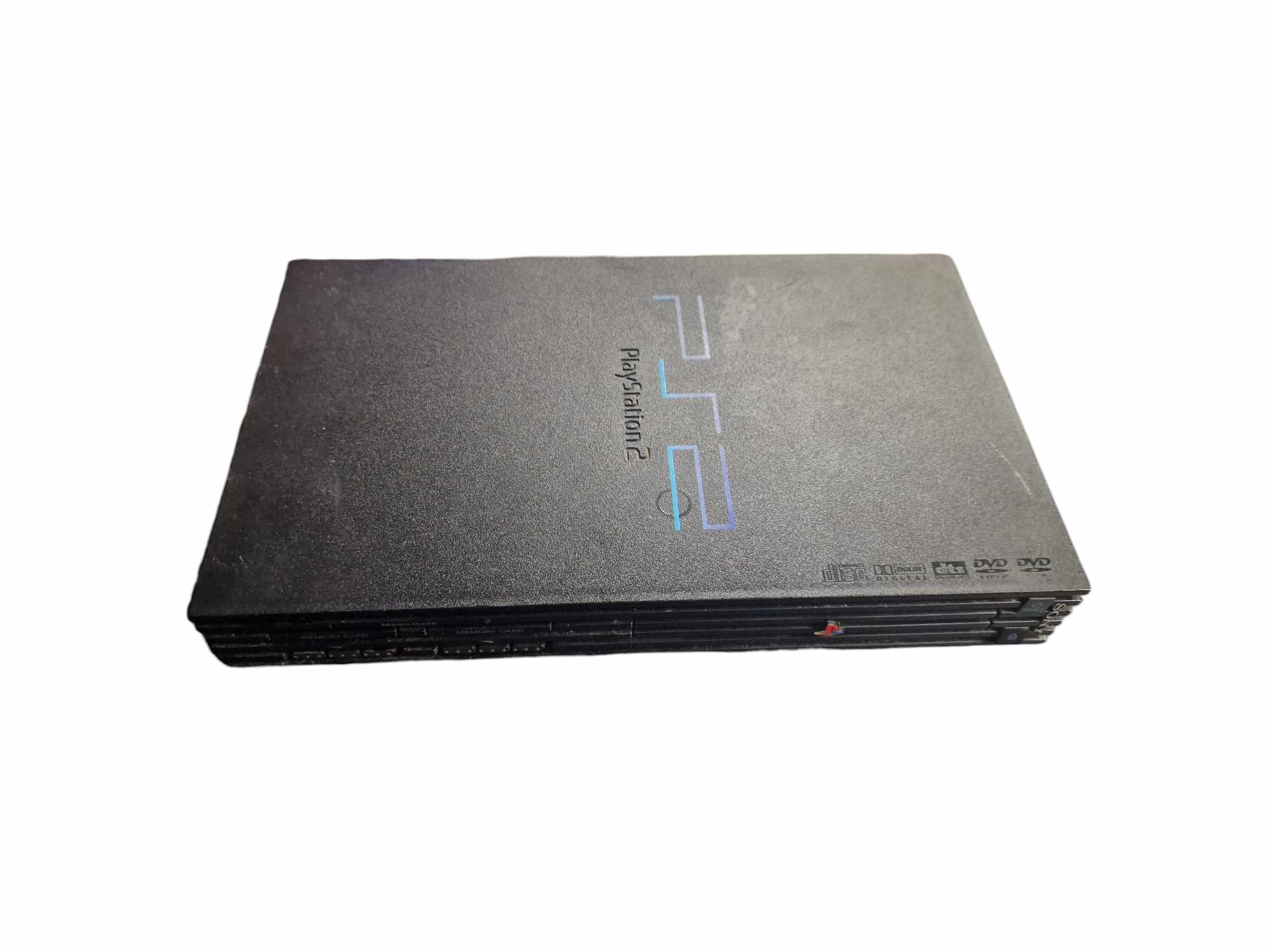 Playstation 2 Original Black Console Unboxed - Includes Power Lead AV Cable 3rd Party Controller 
