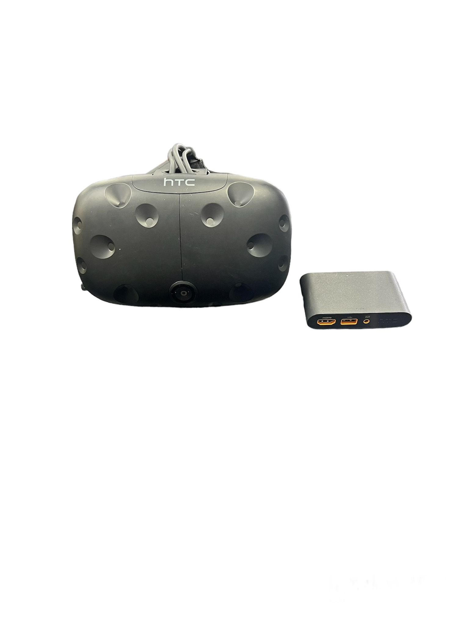 HTC Vive Headset and Link Box.