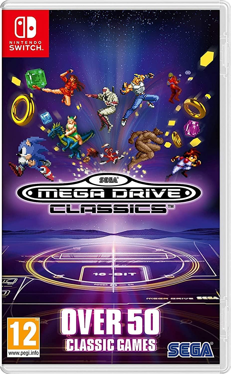 Sega Mega Drive Classics Collection, Nintendo Switch PEGI 12