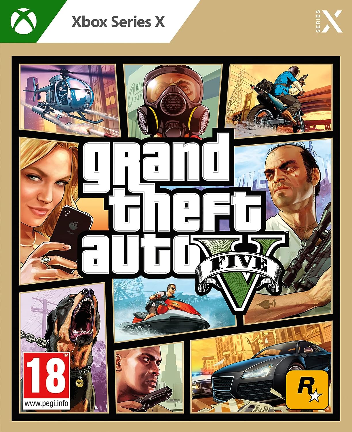 Grand Theft Auto V - Rockstar - PEGI 18 - Xbox Series X