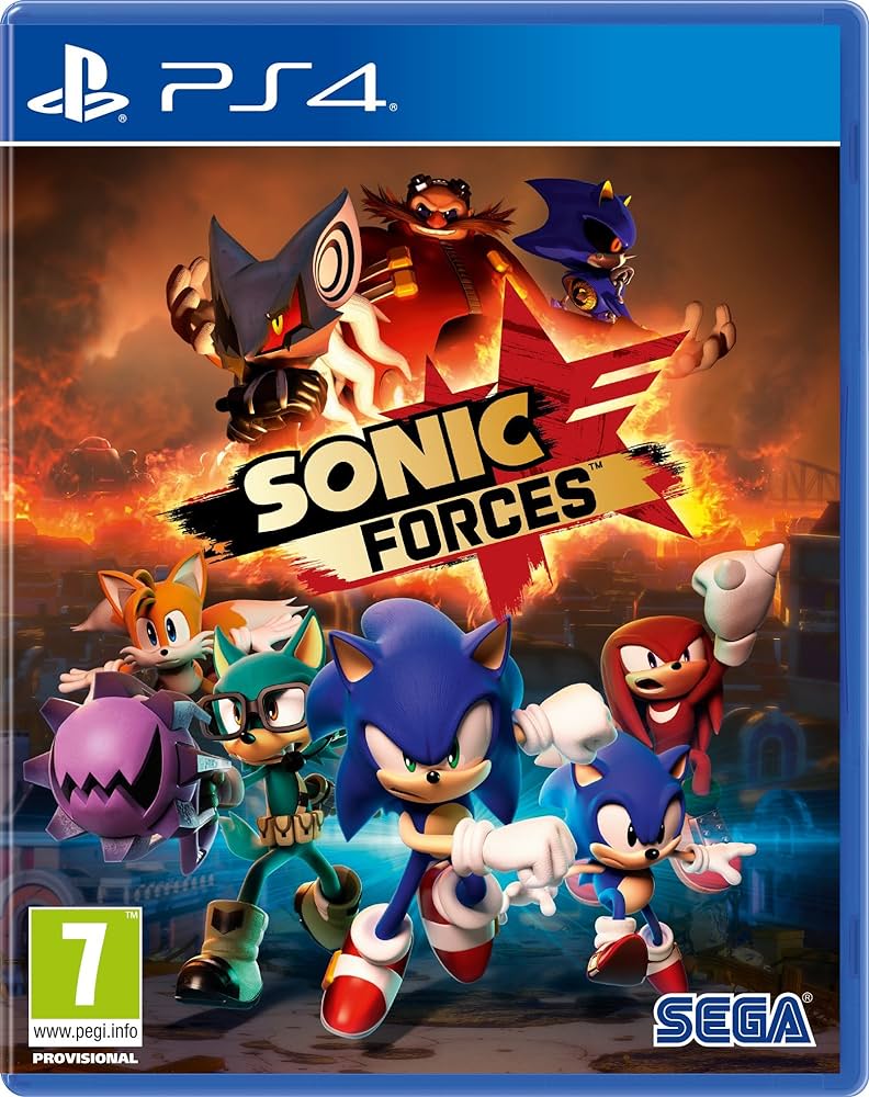 Sonic Forces PlayStation 4 Game.