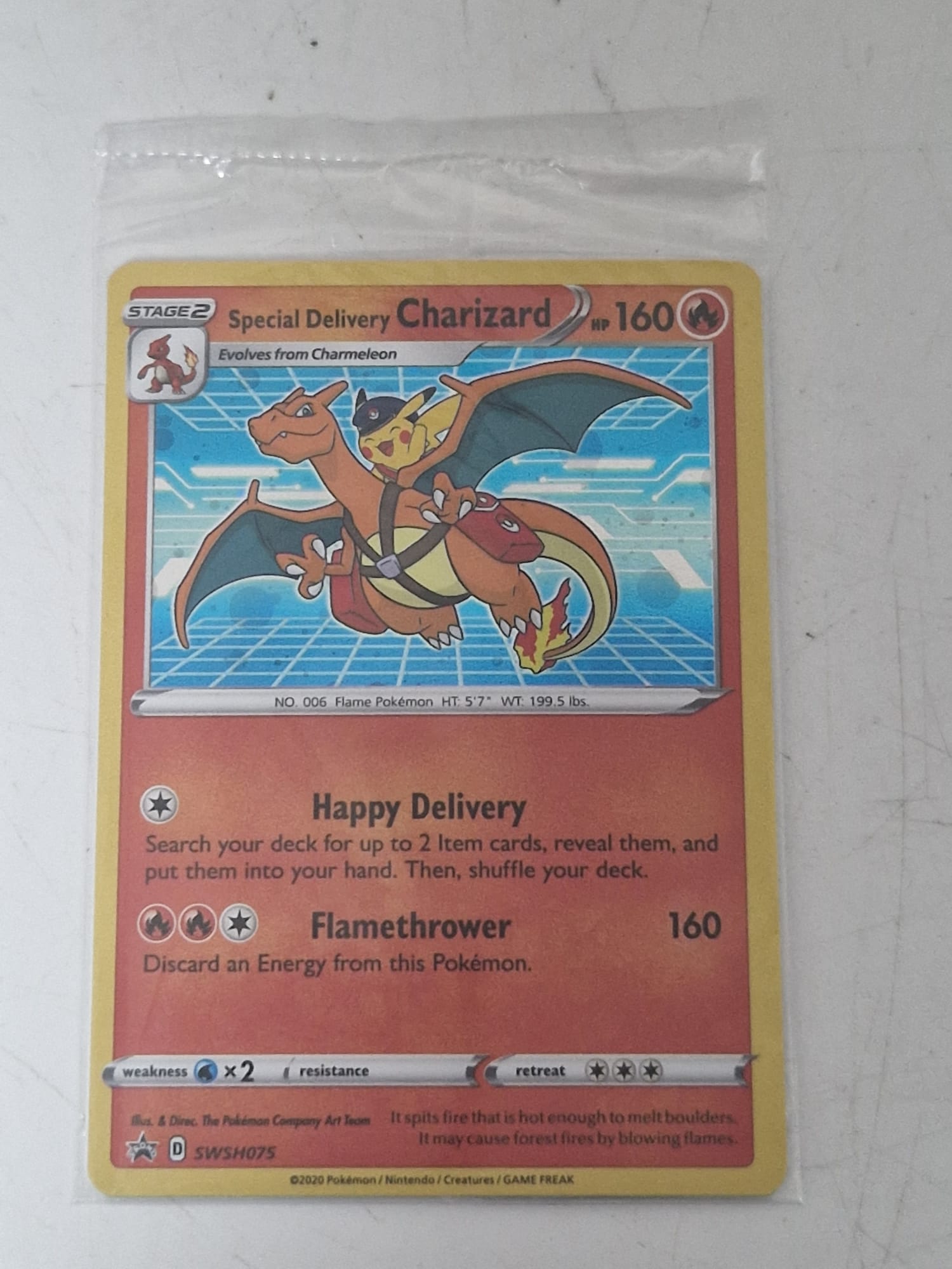 Charizard - Pokémon TCG Special Delivery Charizard SWSH075 - Sealed