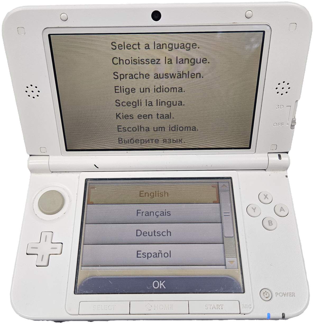 Nintendo 3DS XL - White - Unboxed With Charger