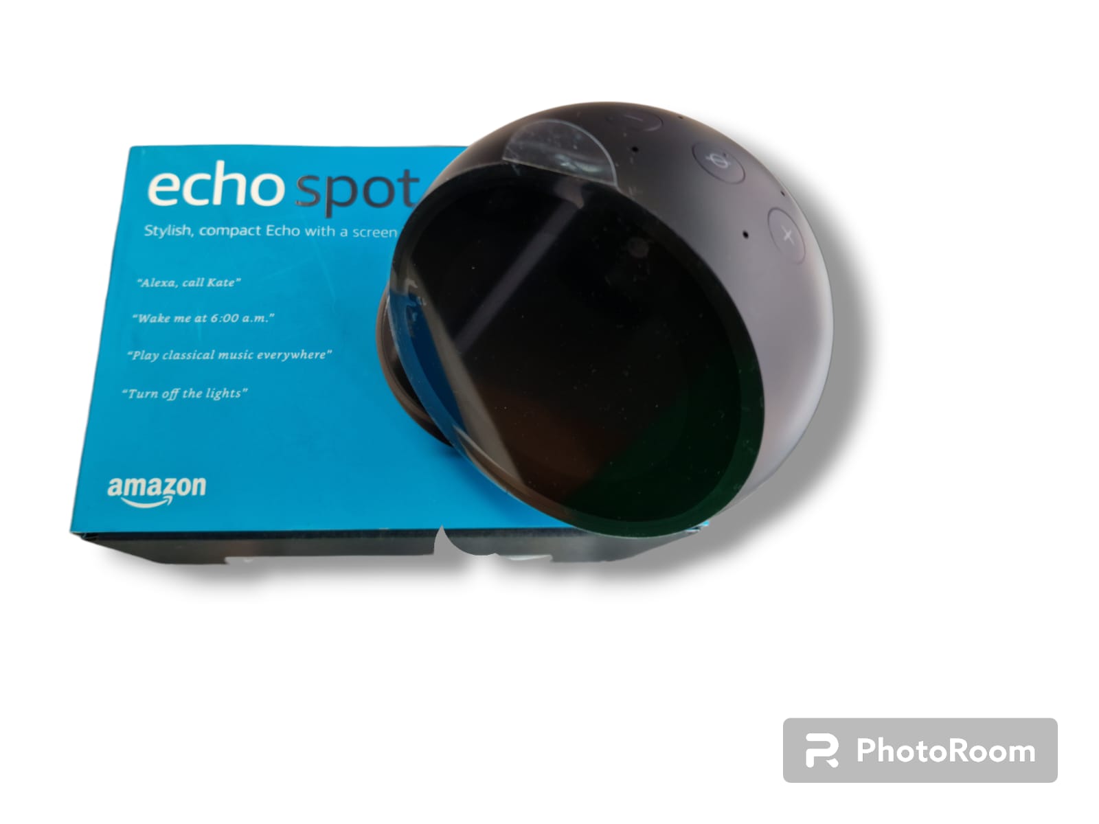 Amazon Echo Spot boxed no charger