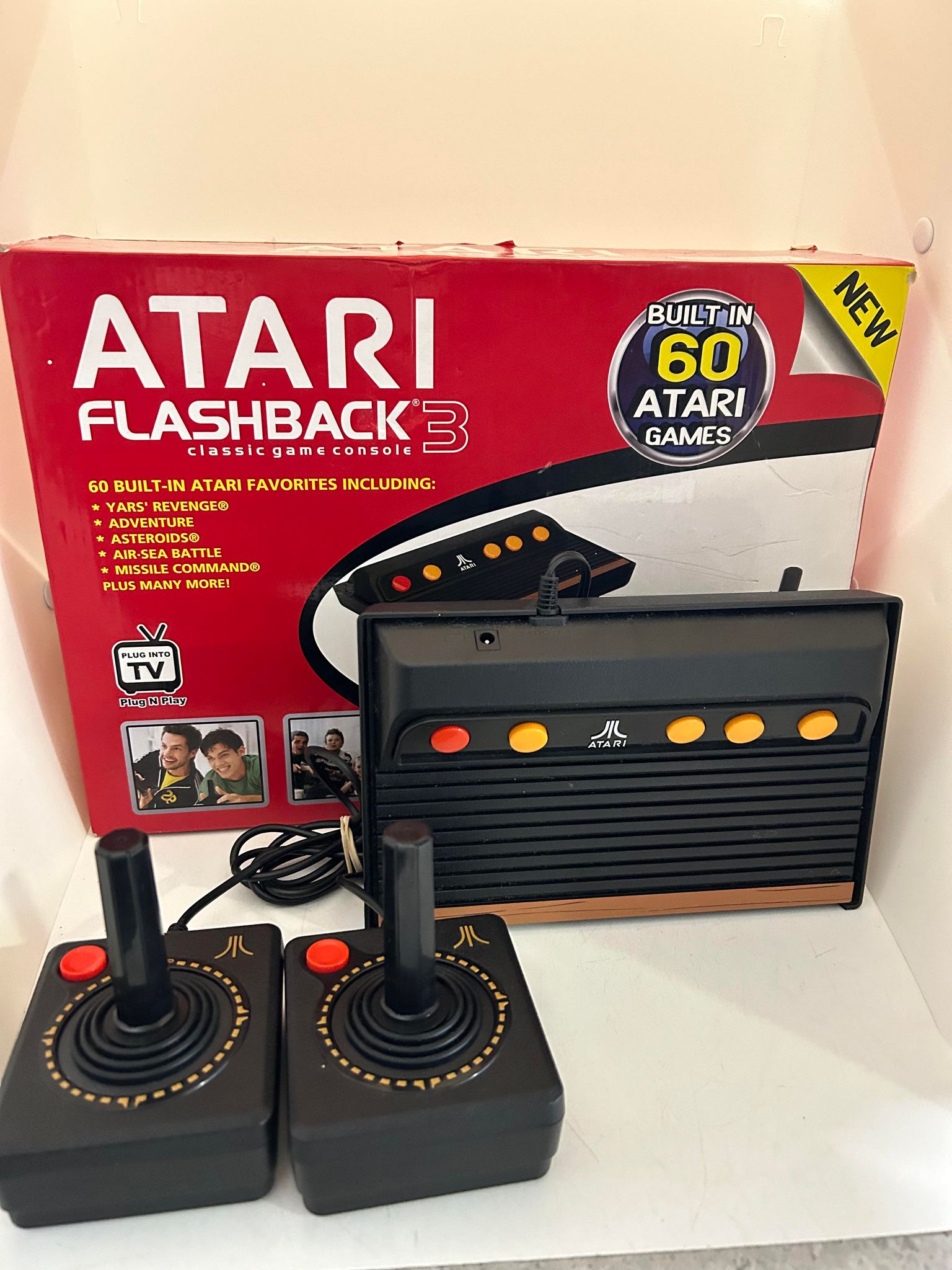 Atari Flashback 3 Classic Games Console In Original Box - 60 Built-In Games 