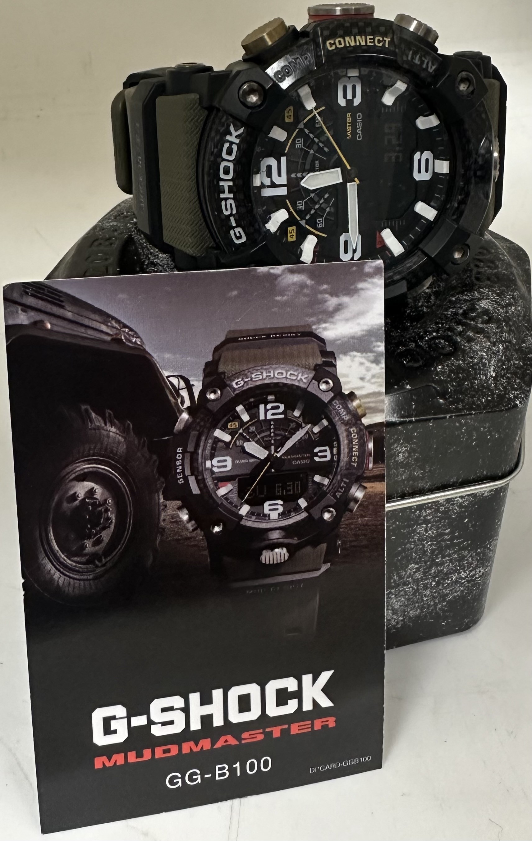 G-Shock Mudmaster GG-B100 Watch With Tin And Warranty 