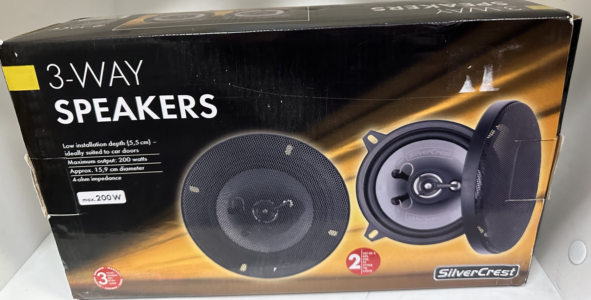 3 Way Speakers Boxed