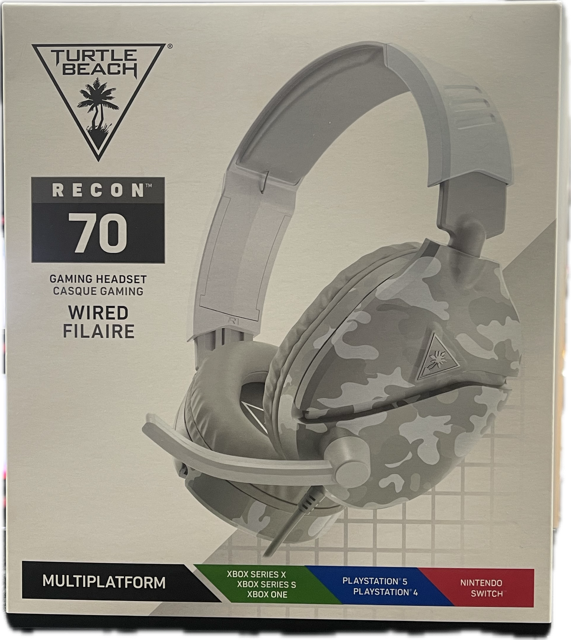 Turtle Beach Recon 70 - Gaming Headset - Camo White - Boxed Like New