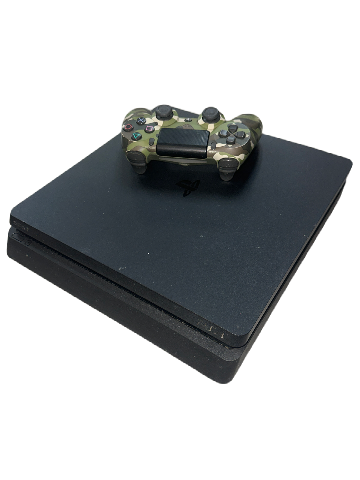 PlayStation 4 Slim 500GB W 1 Controller Missing Back Panel