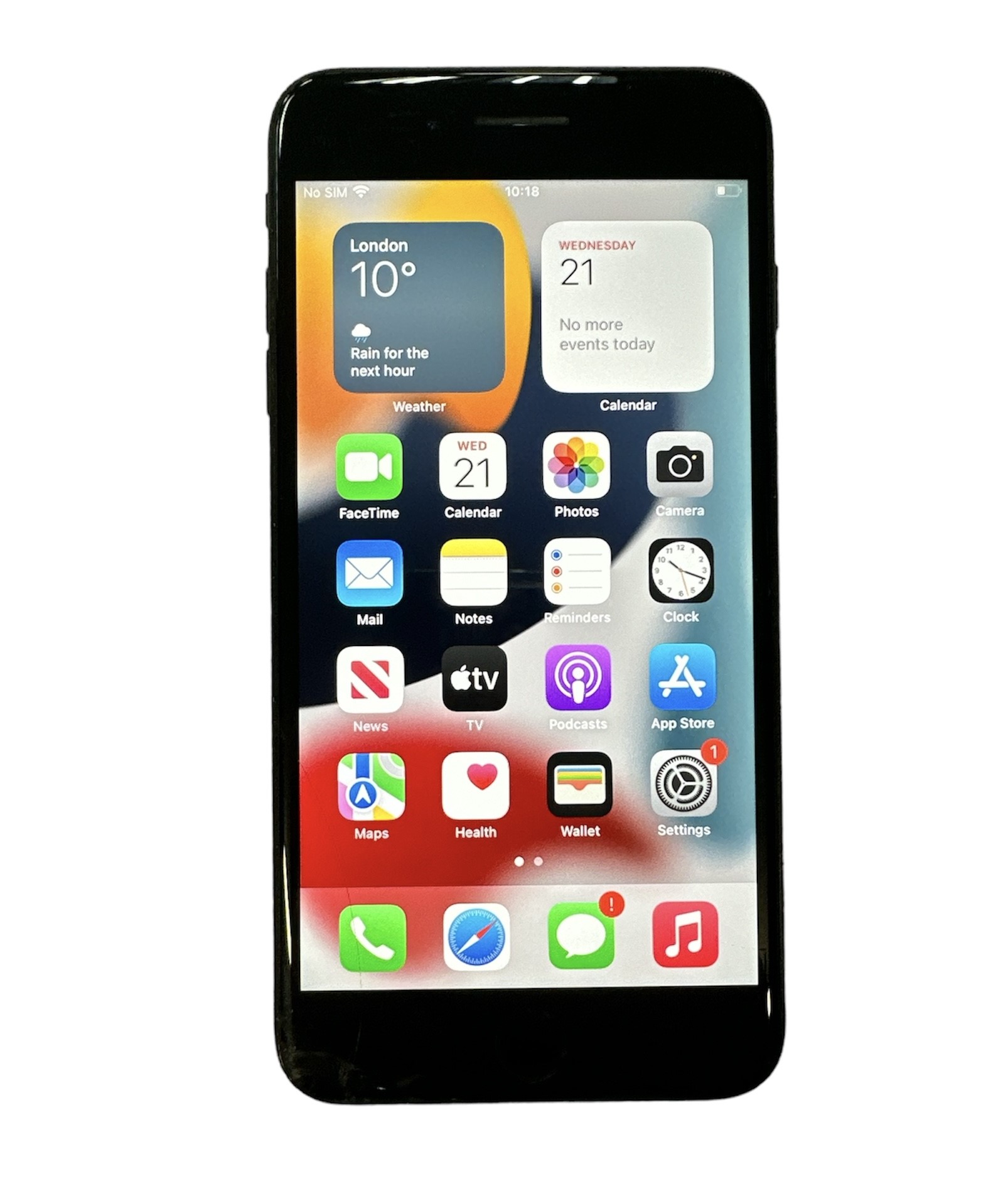 iPhone 7 Plus 100% 128GB, Black, Network Open - Cracked