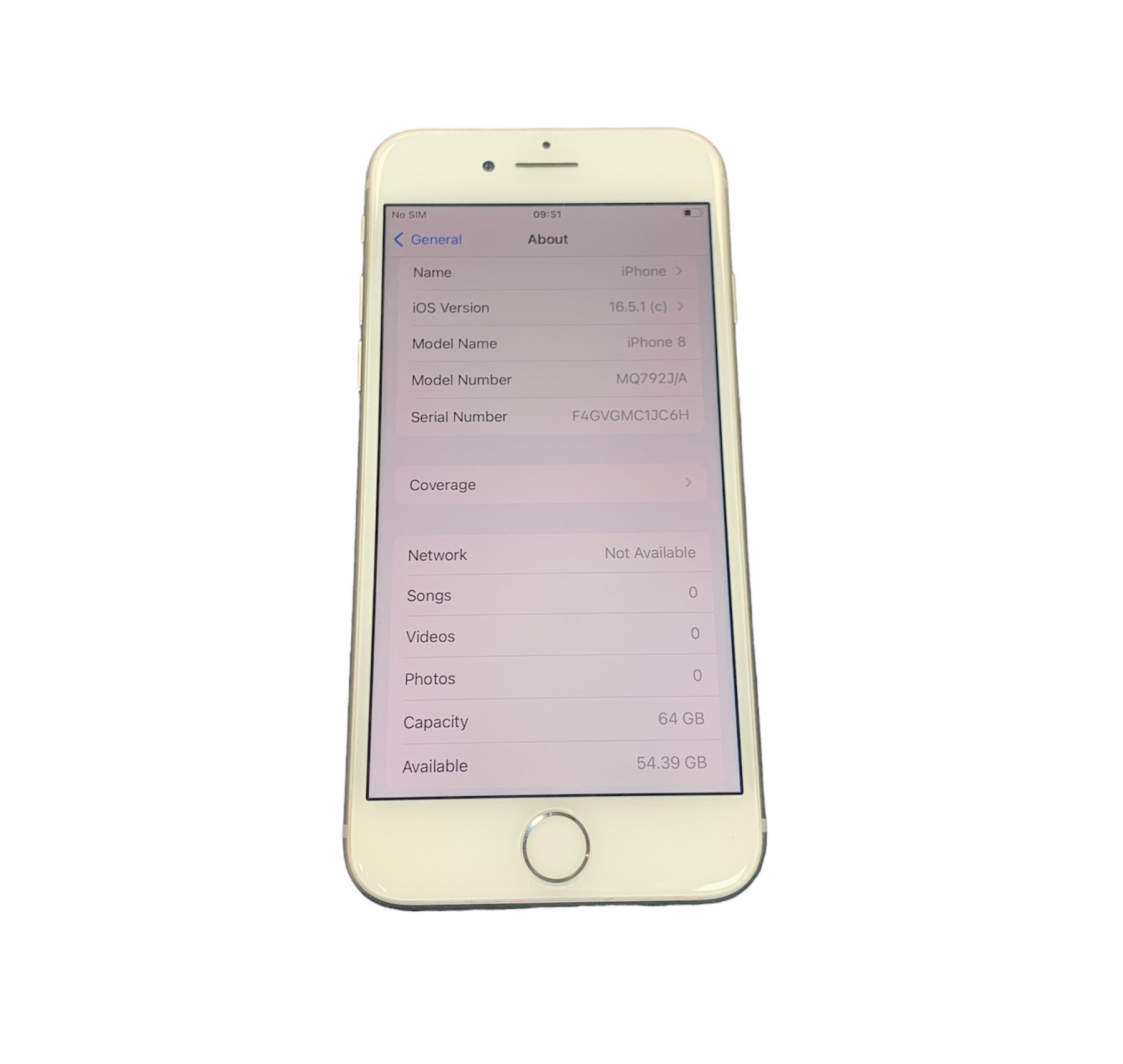 Apple Iphone 8, 64GB Unlocked White 