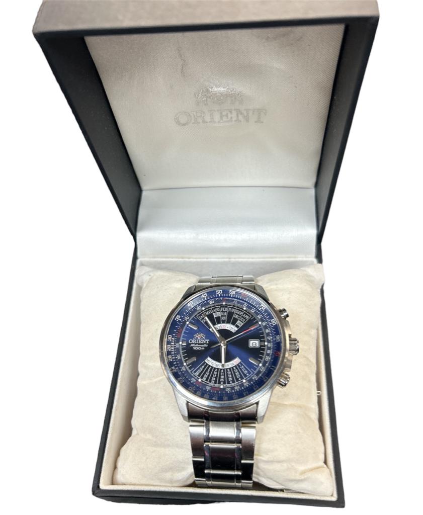 Orient Men's Silver Watch 
