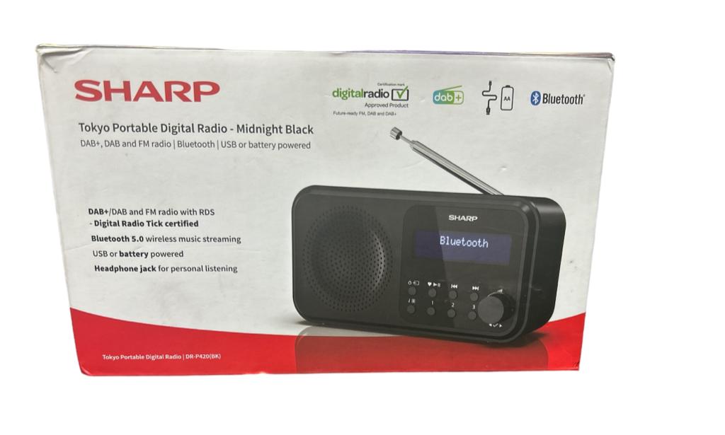 Sharp Digital Bluetooth Radio Brand New