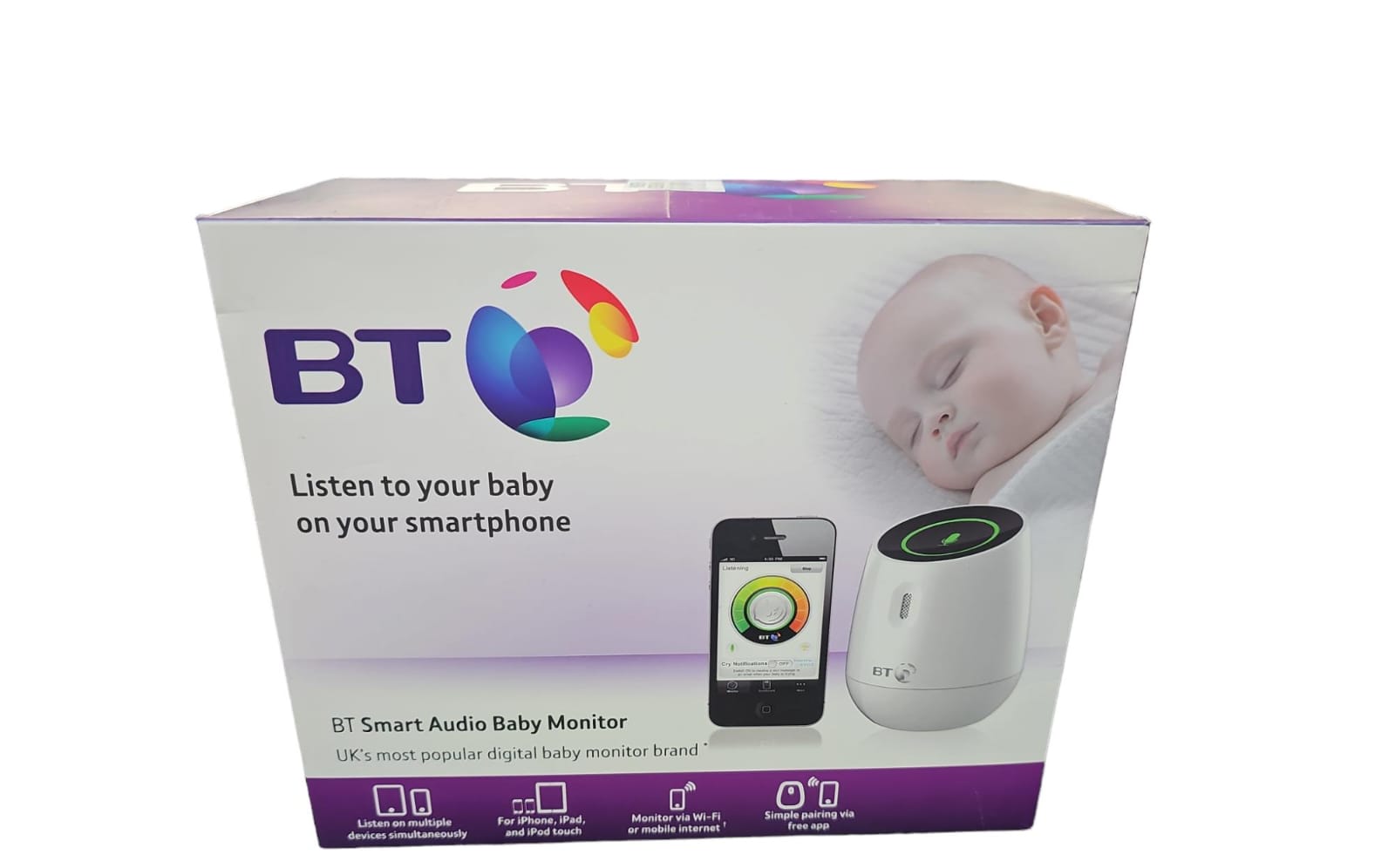 BT smart audio baby monitor