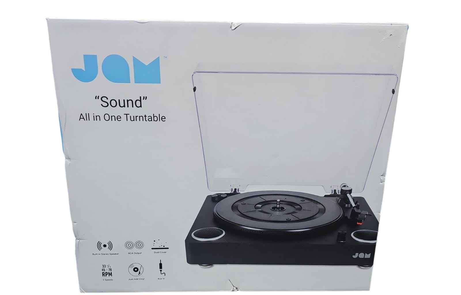 Jam sound all in one turntable