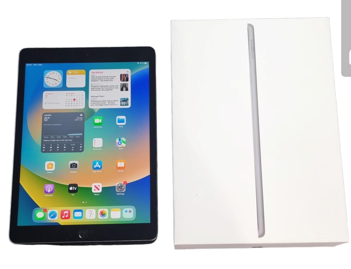 Apple iPad 9th Generation - 64GB - WiFi - MK2K3B/A - Space Grey - Boxed - Good As New