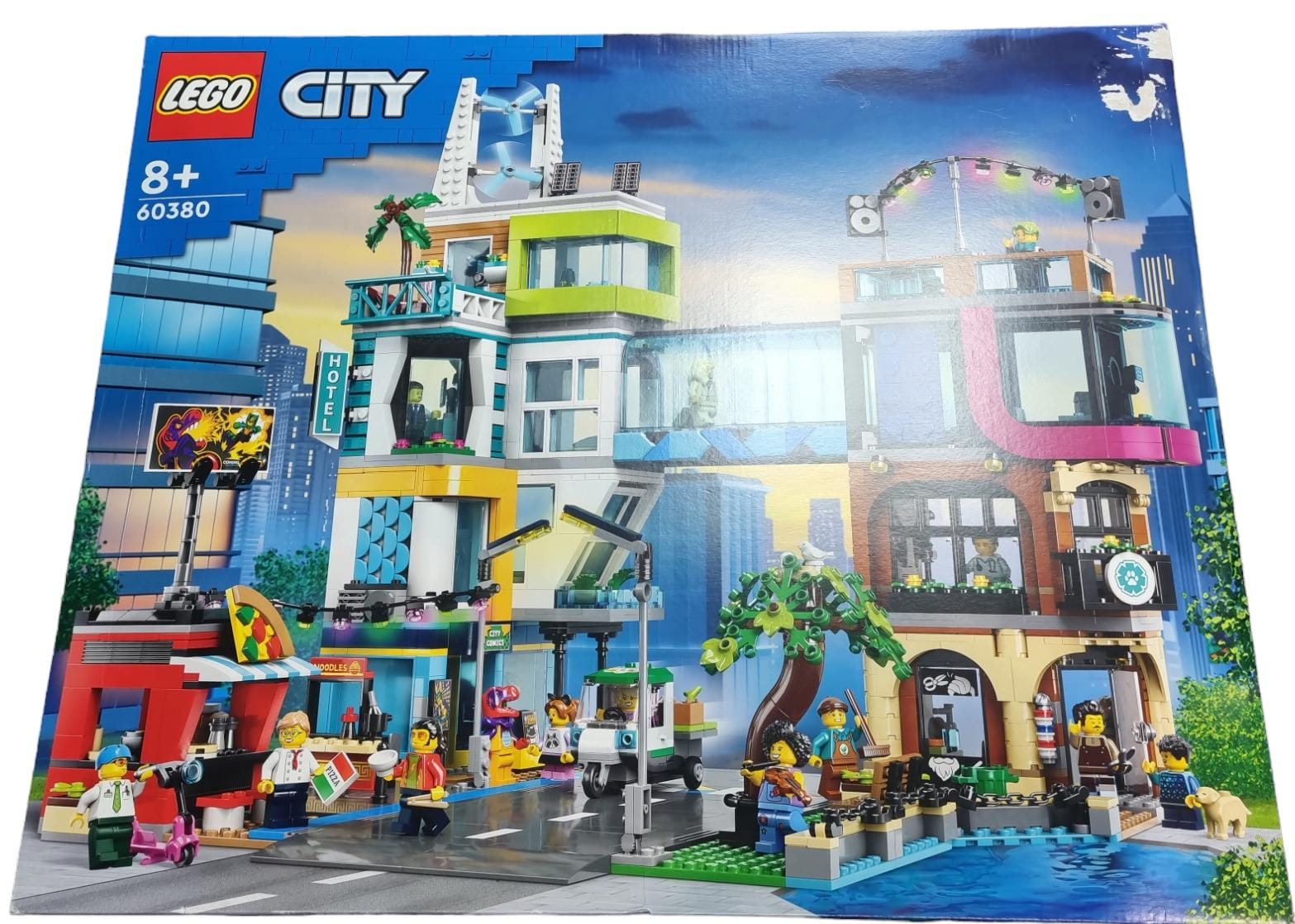 LEGO City 60380 Downtown City Centre Reconfigurable Modular Building Playset - NEW & SEALED