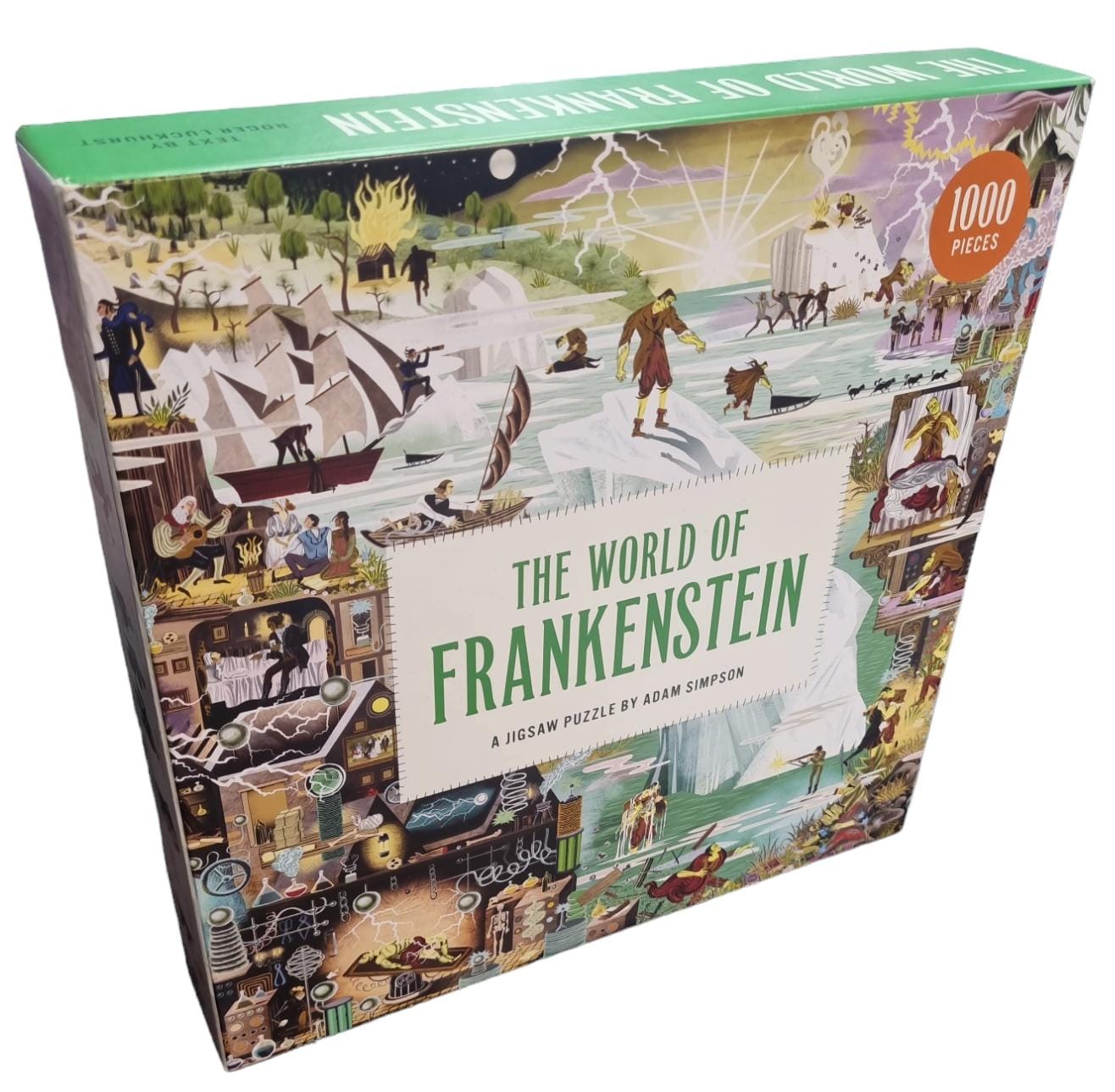 The World Of Frankenstein 1,000 Piece Jigsaw Puzzle - Boxed