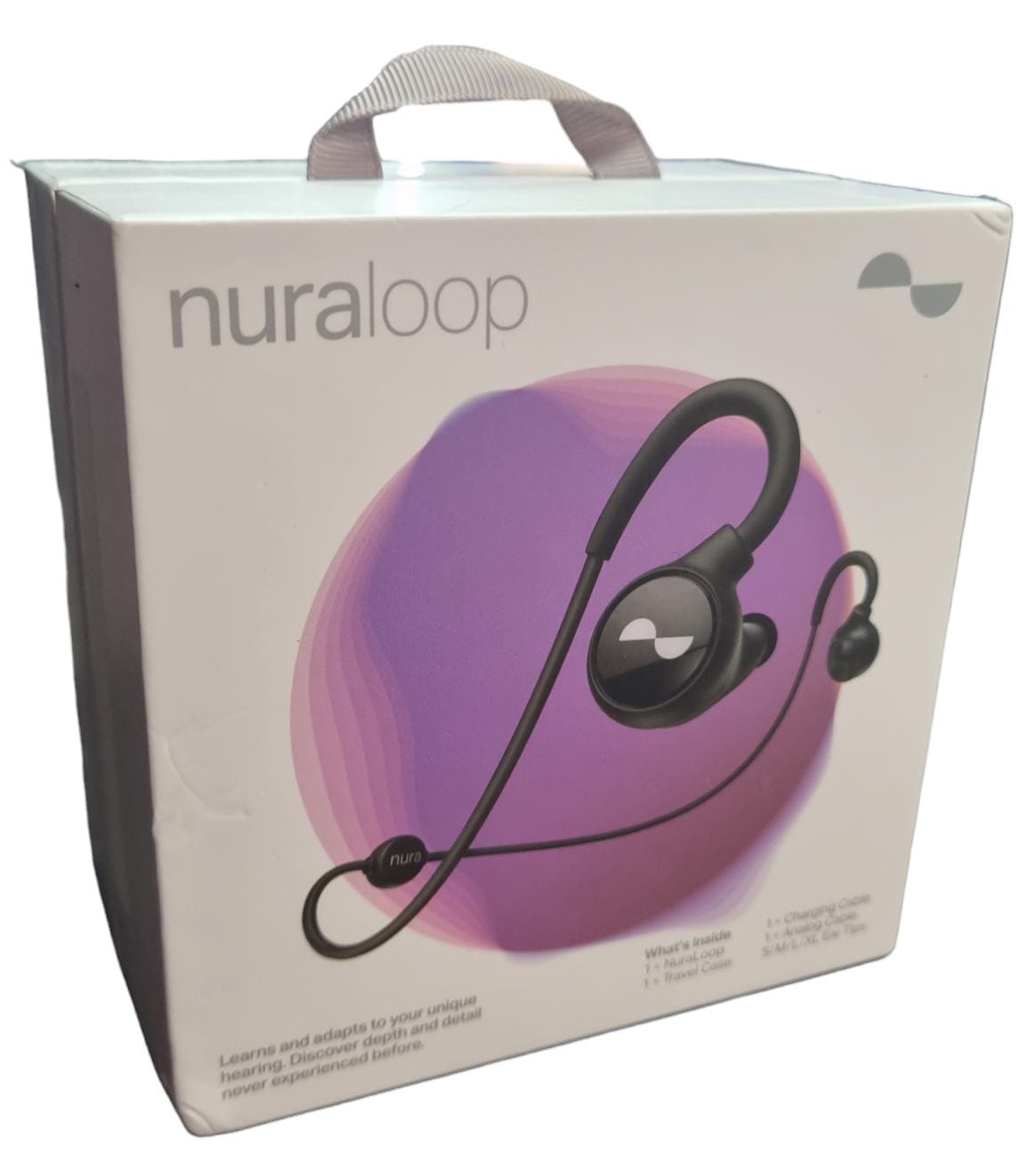 NURA Nuraloop Wireless Bluetooth Noise-Cancelling Sports Earphones - Black