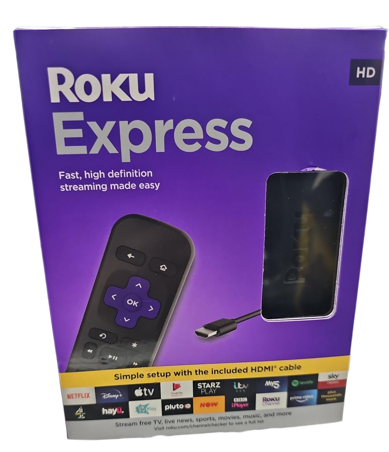 Roku express boxed