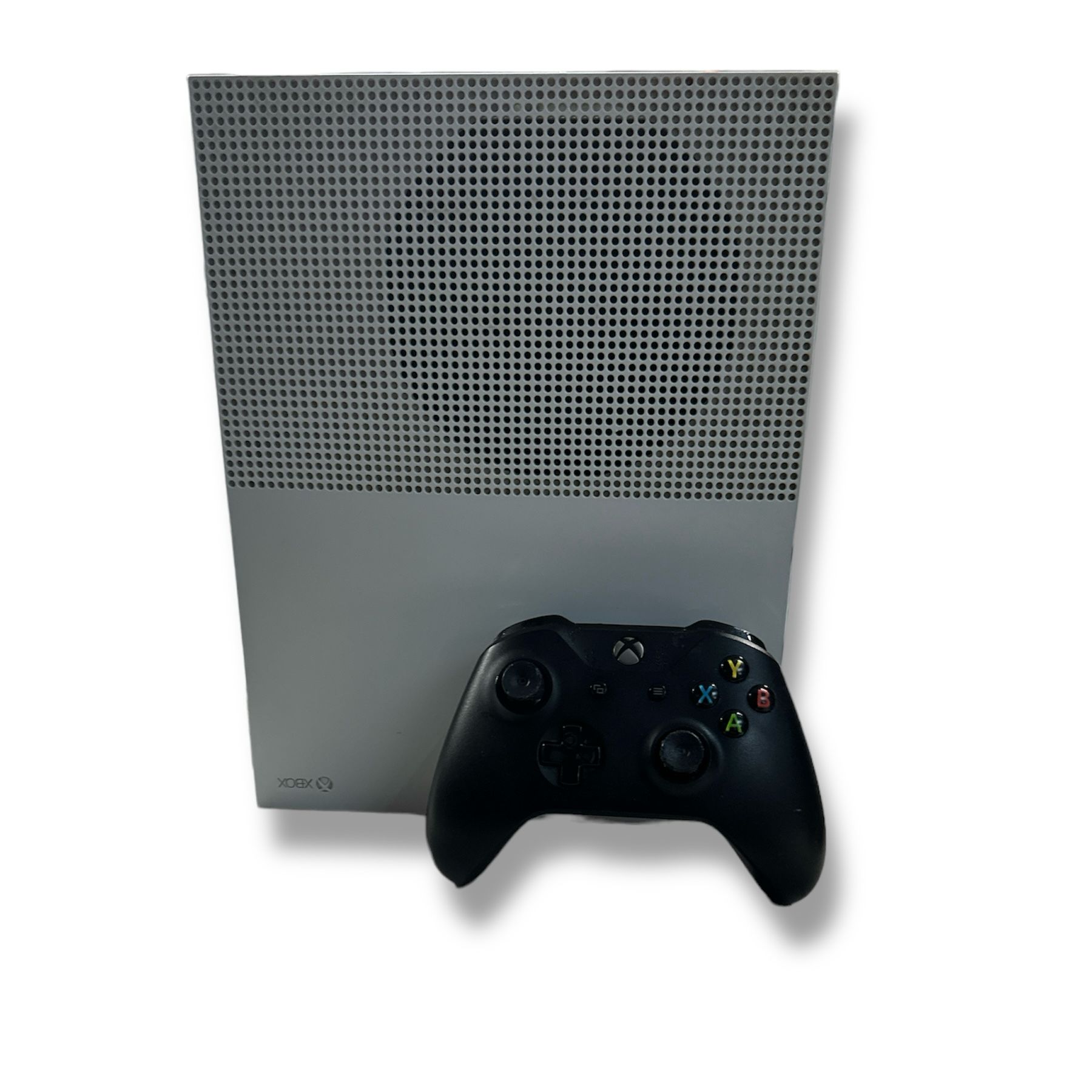Xbox One S 500GB W/OFFICIAL BLACK Pad 