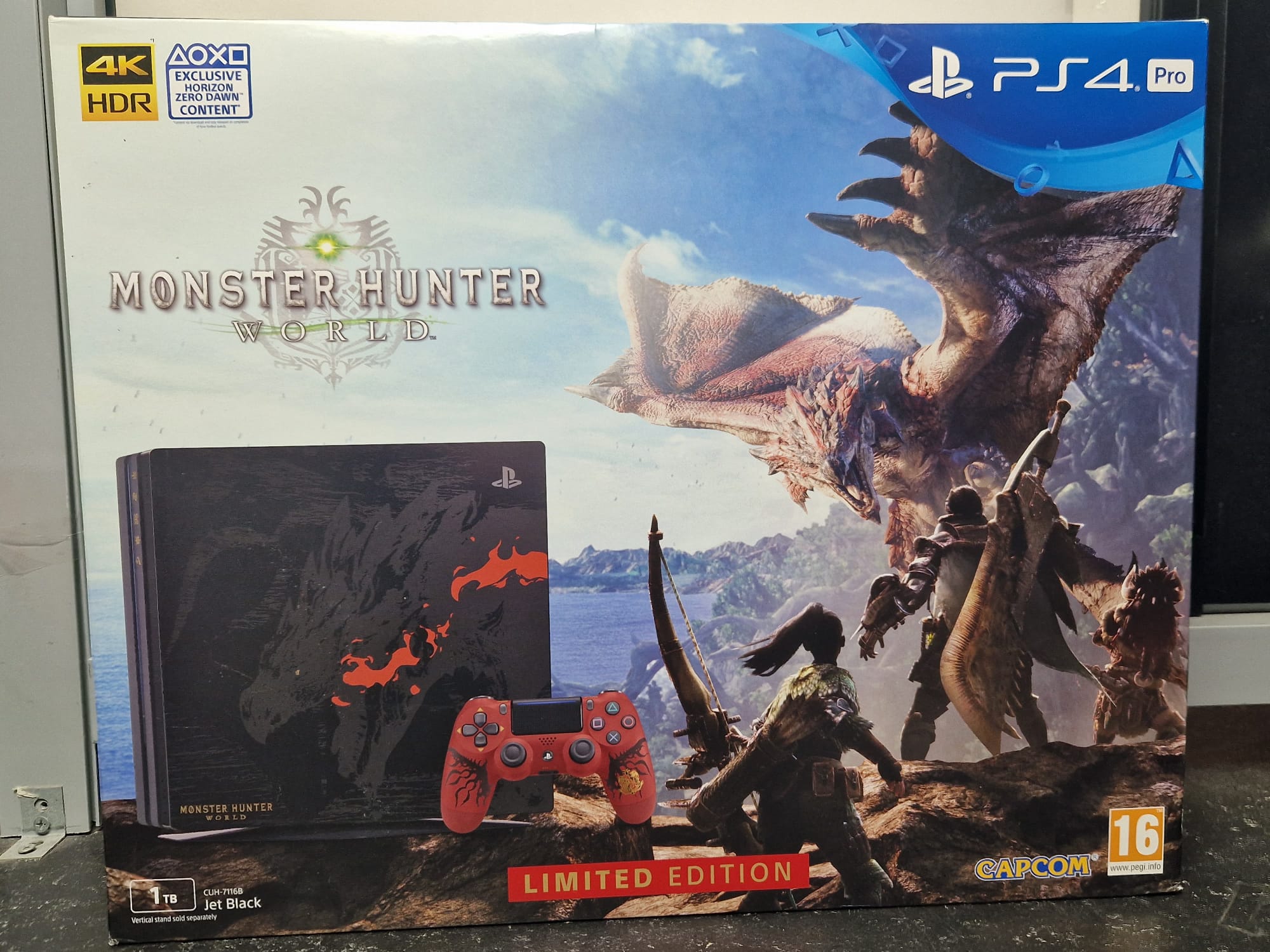 Monster Hunter World Limited Edition PlayStation 4 Pro Console 1TB
