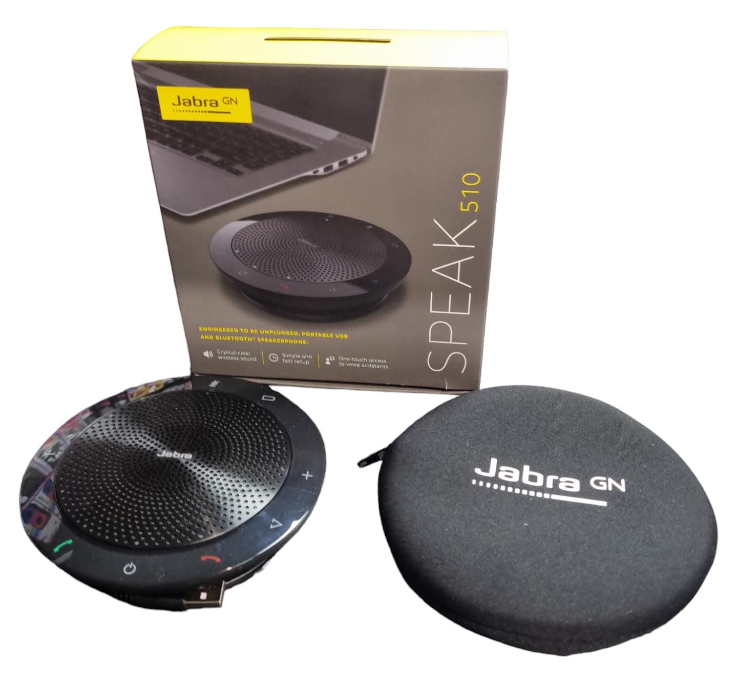 Jabra Speak 510 - Portable USB and Bluetooth Speakerphone - Boxed