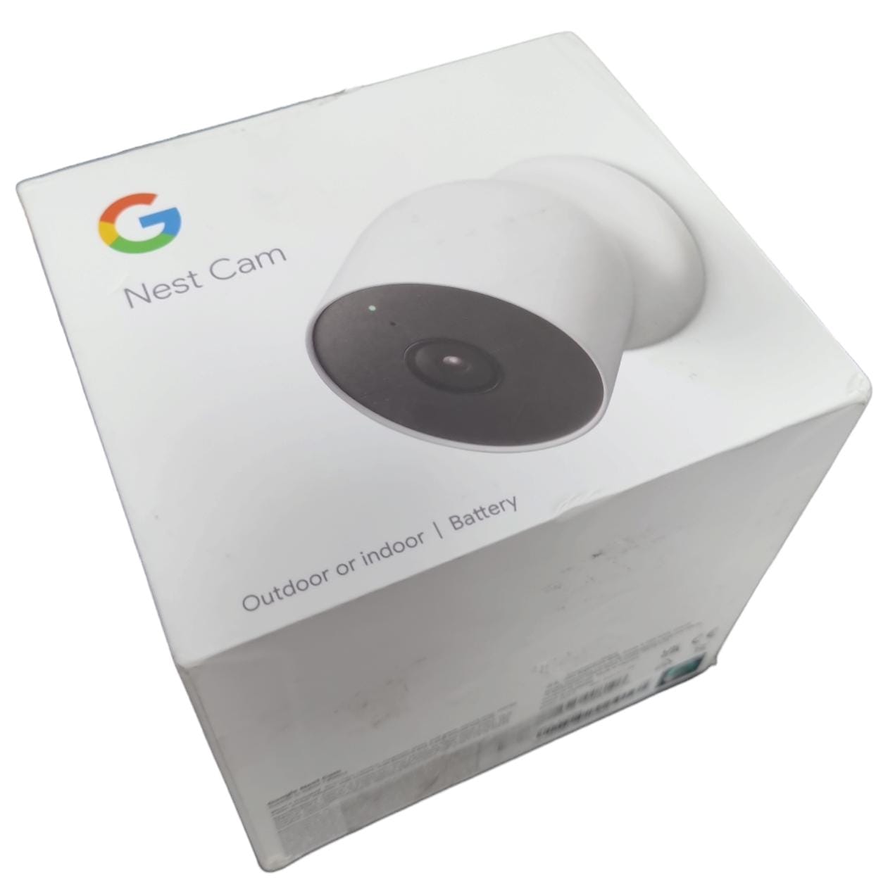 Google Nest Cam Indoor or Outdoor Security Camera, Battery Powered - G3AL9 - Boxed