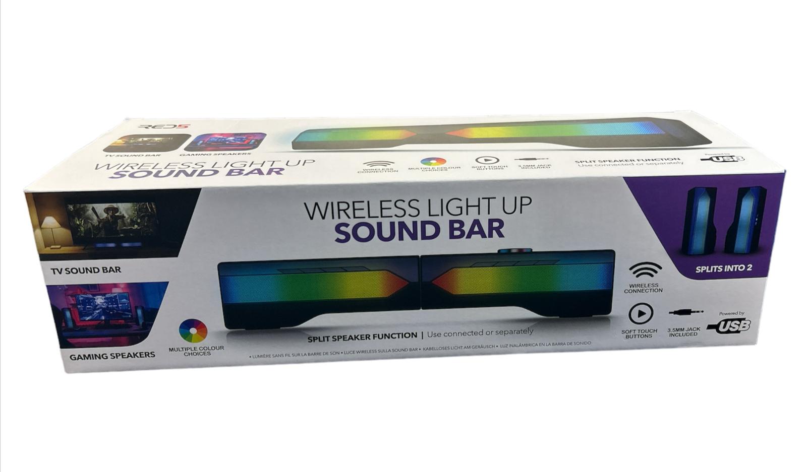 Wireless Light Up Soundbar 