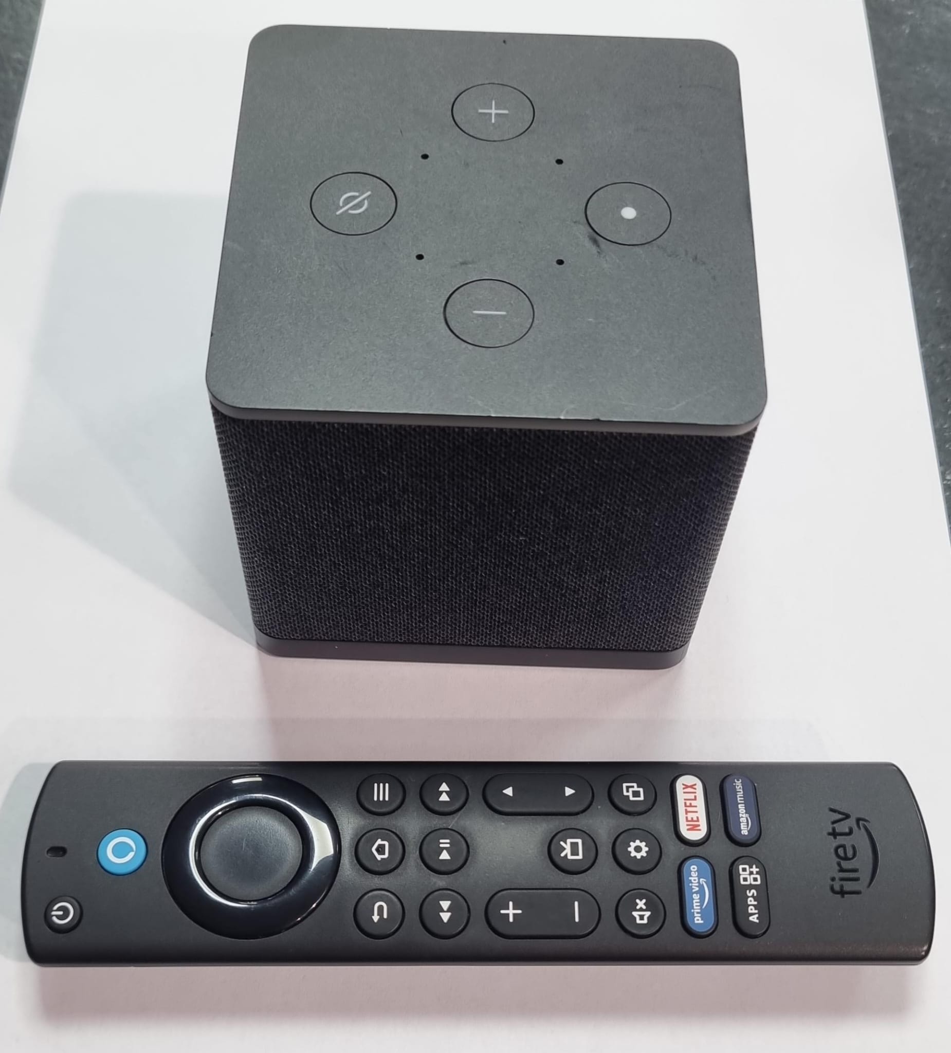 Amazon Cube Box - GA5Z9L - With Alexa Remote & Power Supply - No Box