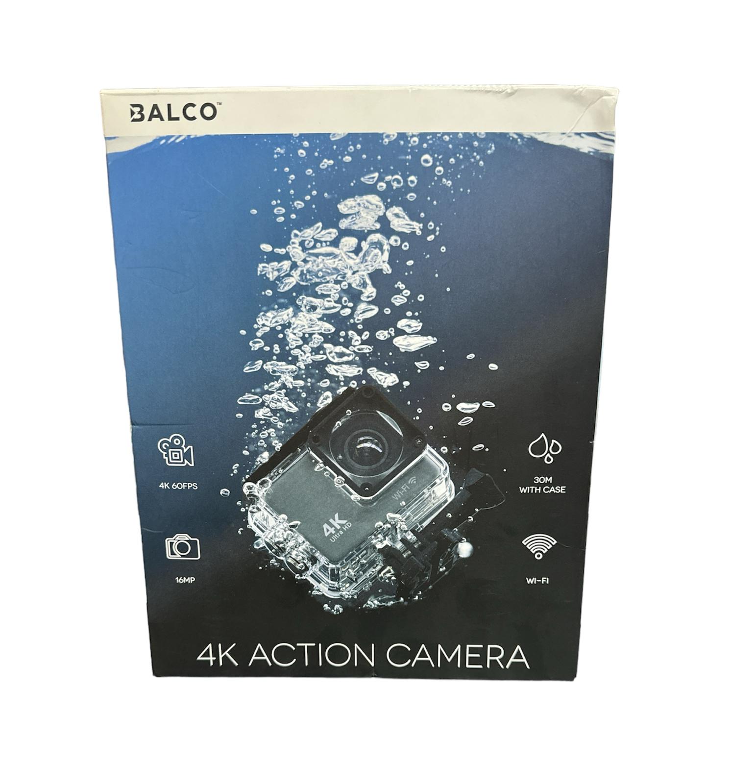 Balco 4K Action Camera Opened Never Used