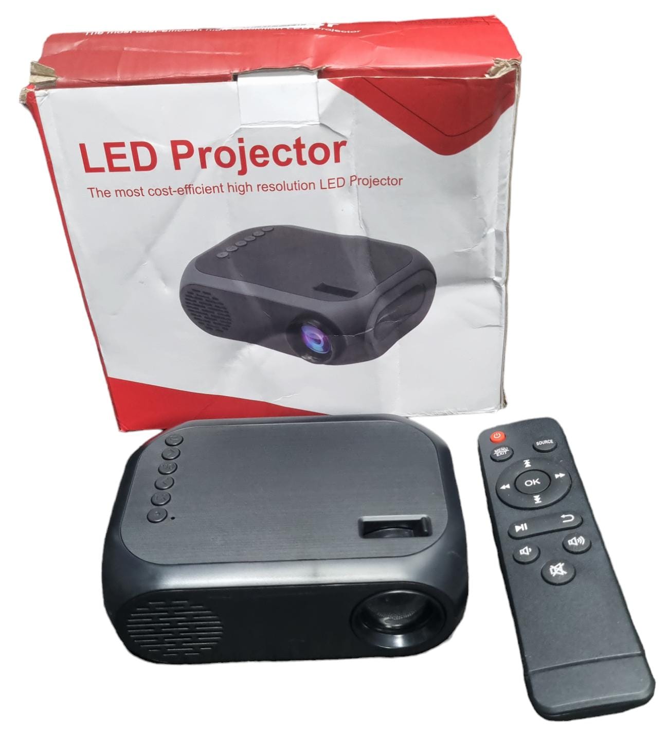 LED Projector - BLJ-111 - Black - Boxed With Remote