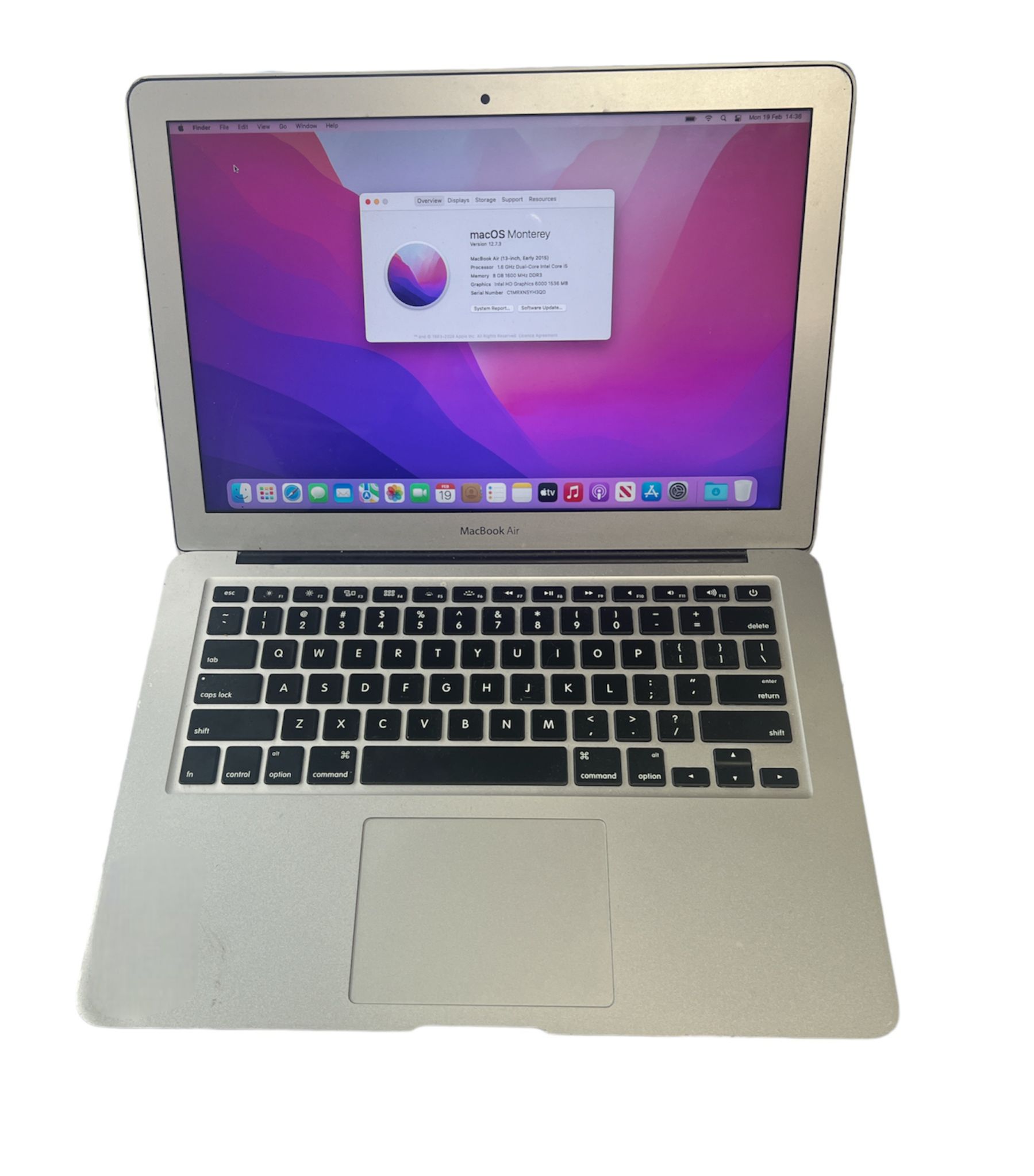 Macbook Air 13-inch 8gb 1.6ghz core i5