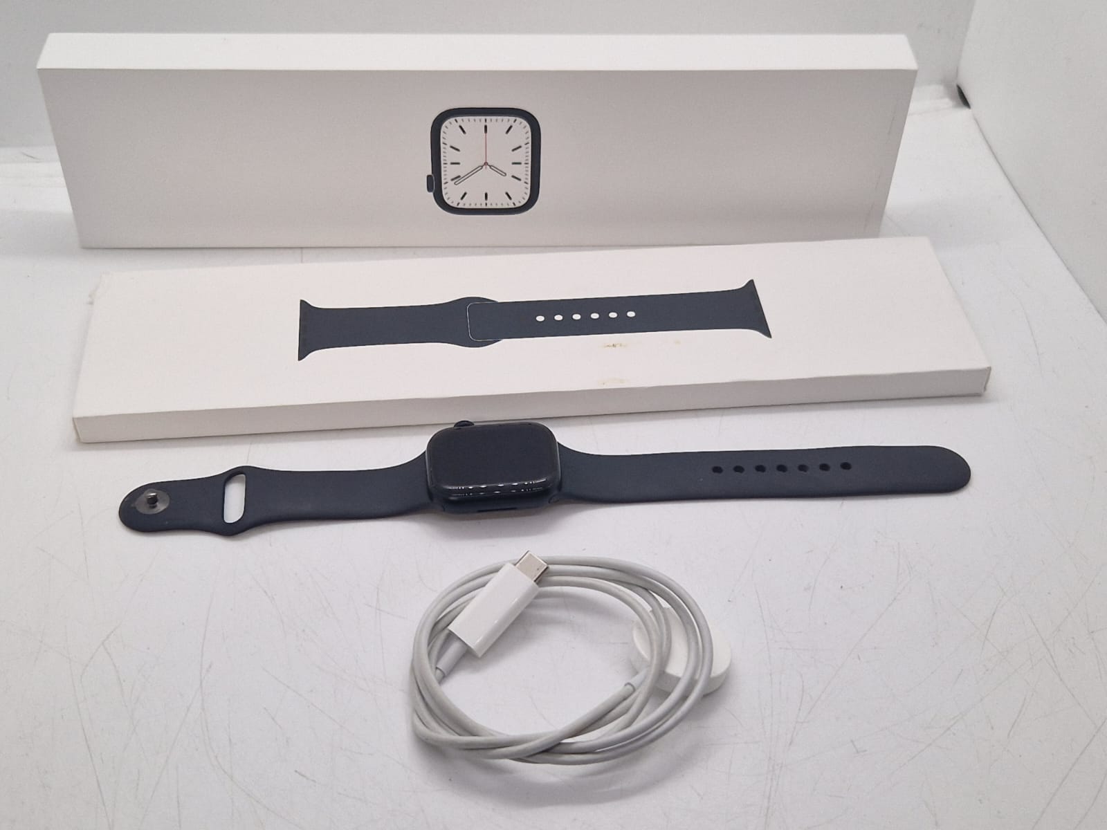Apple Watch Series 7 41mm Aluminium Case with Sport Band - Midnight GPS+CEL