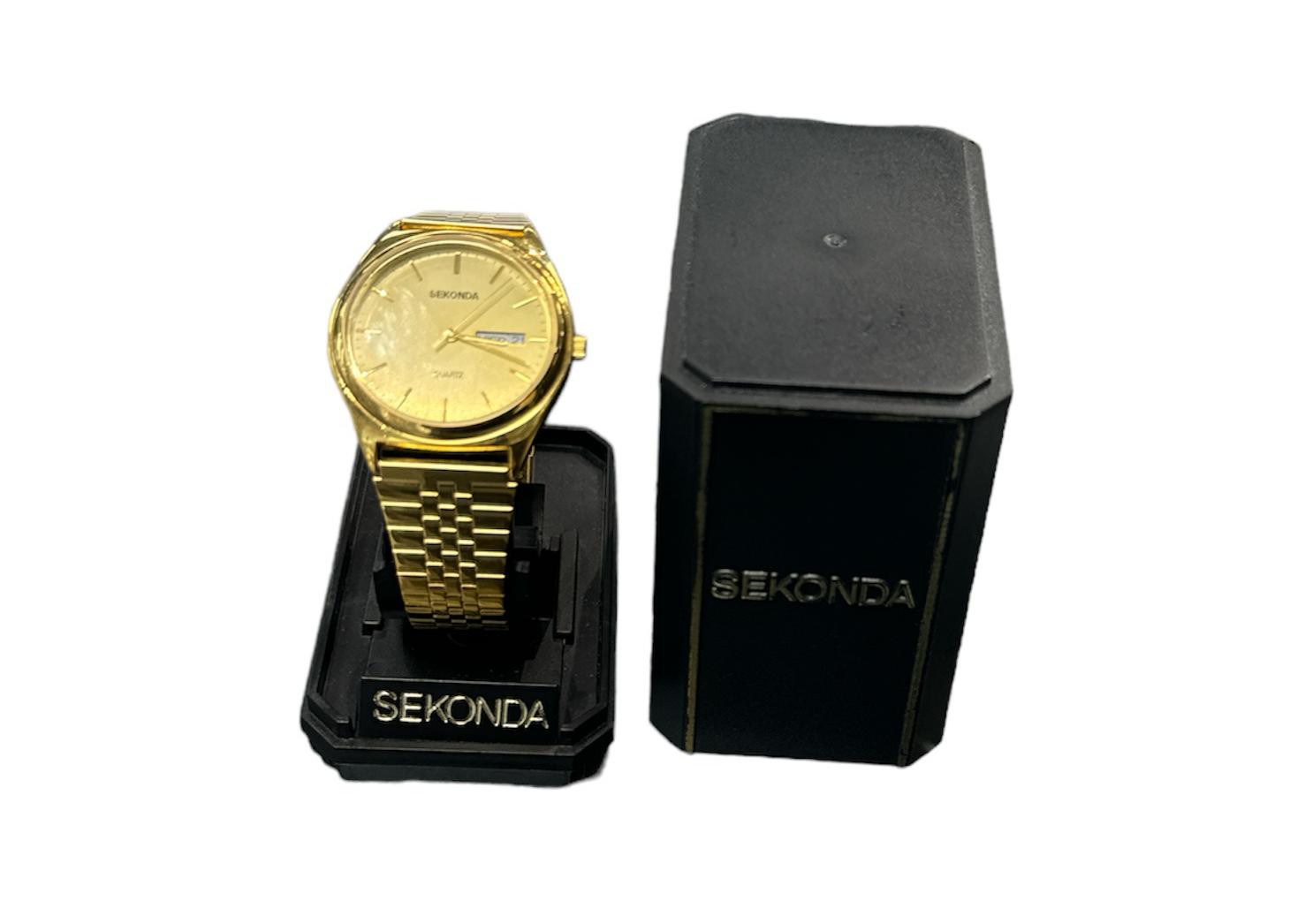 Sekonda Gold Watch Boxed