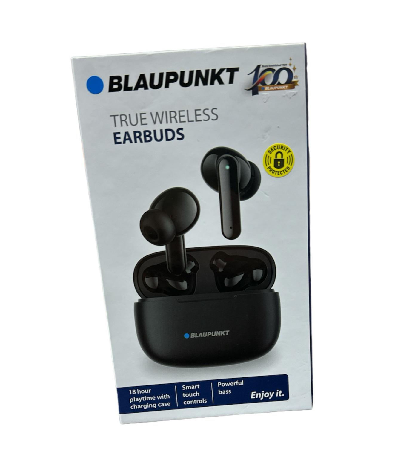 Blaupunkt True Wireless Black Earbuds Brand New