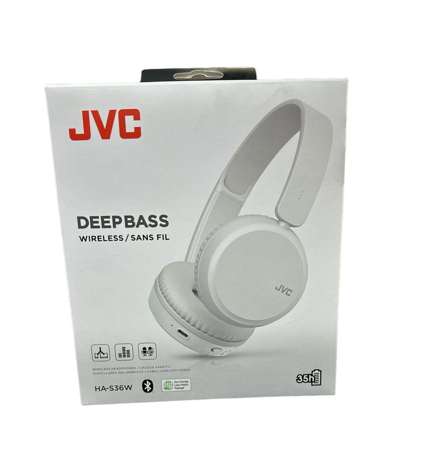 JVC Deep Bass Wireless Headphones Brand New