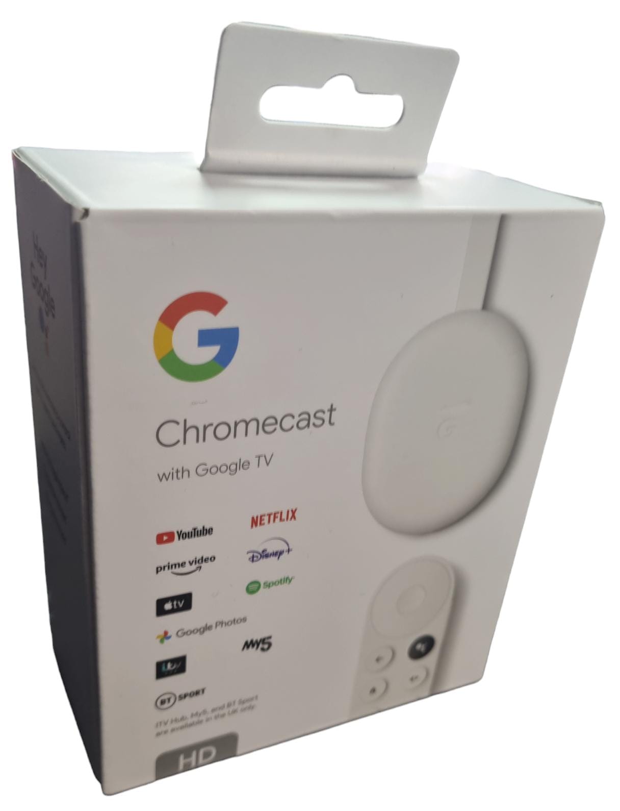 Google Chromecast With Google TV HD 2022 And Voice Remote - NEW