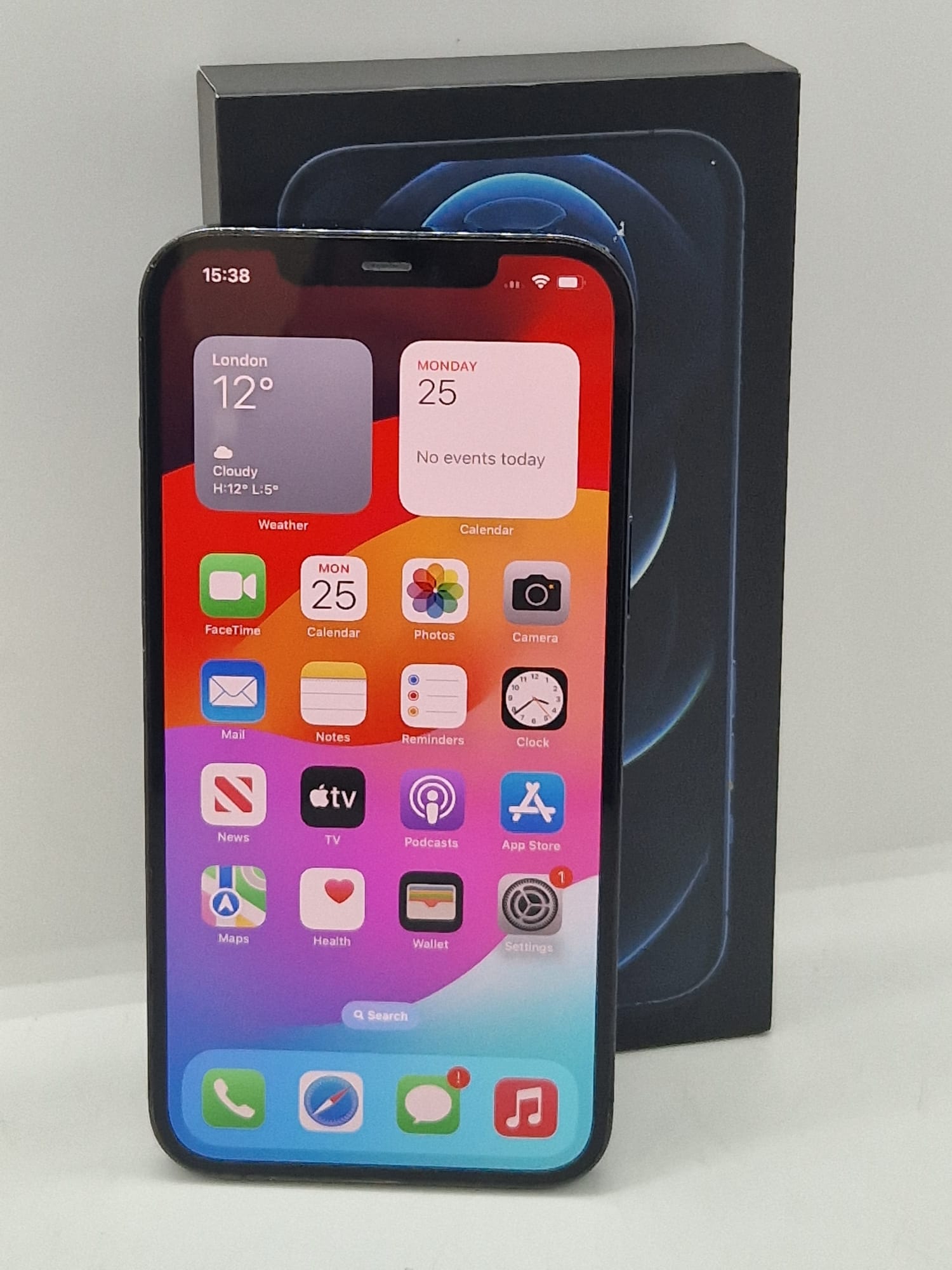 Apple iPhone 12 Pro Max - 128GB - Pacific Blue (Unlocked) No Face ID
