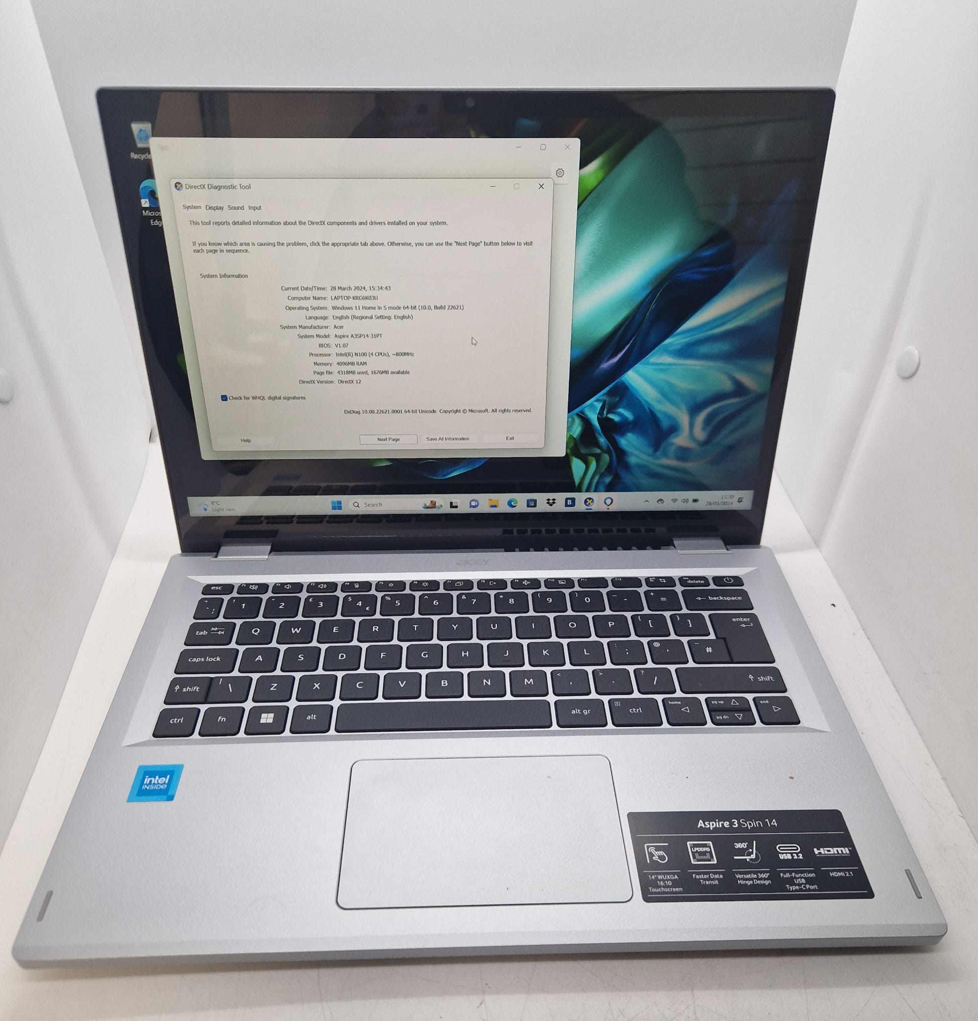 Acer Aspire 3 Spin 14