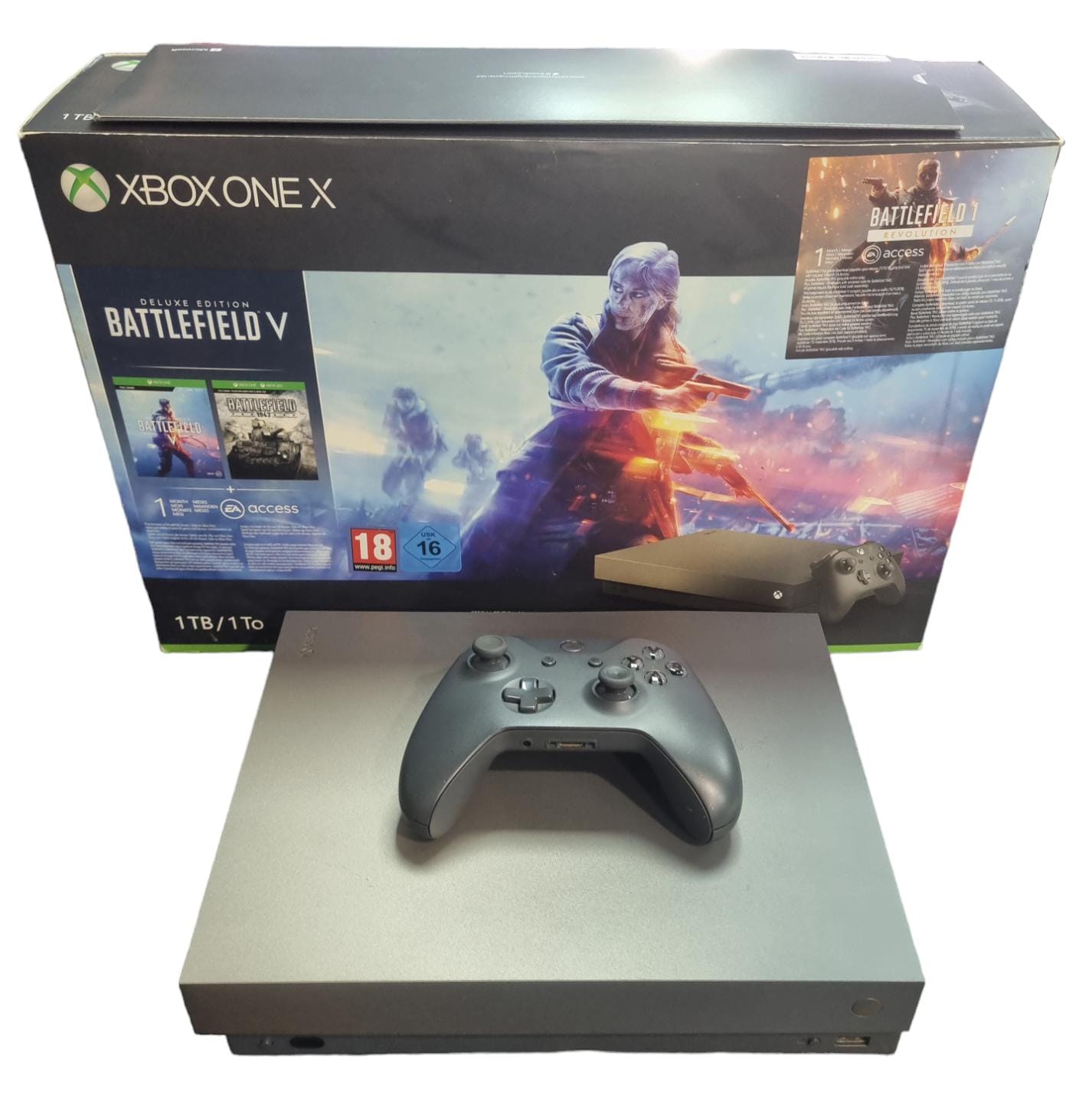 Microsoft Xbox One X - 1TB - Special Edition - Model 1787 - Boxed with controller and cables