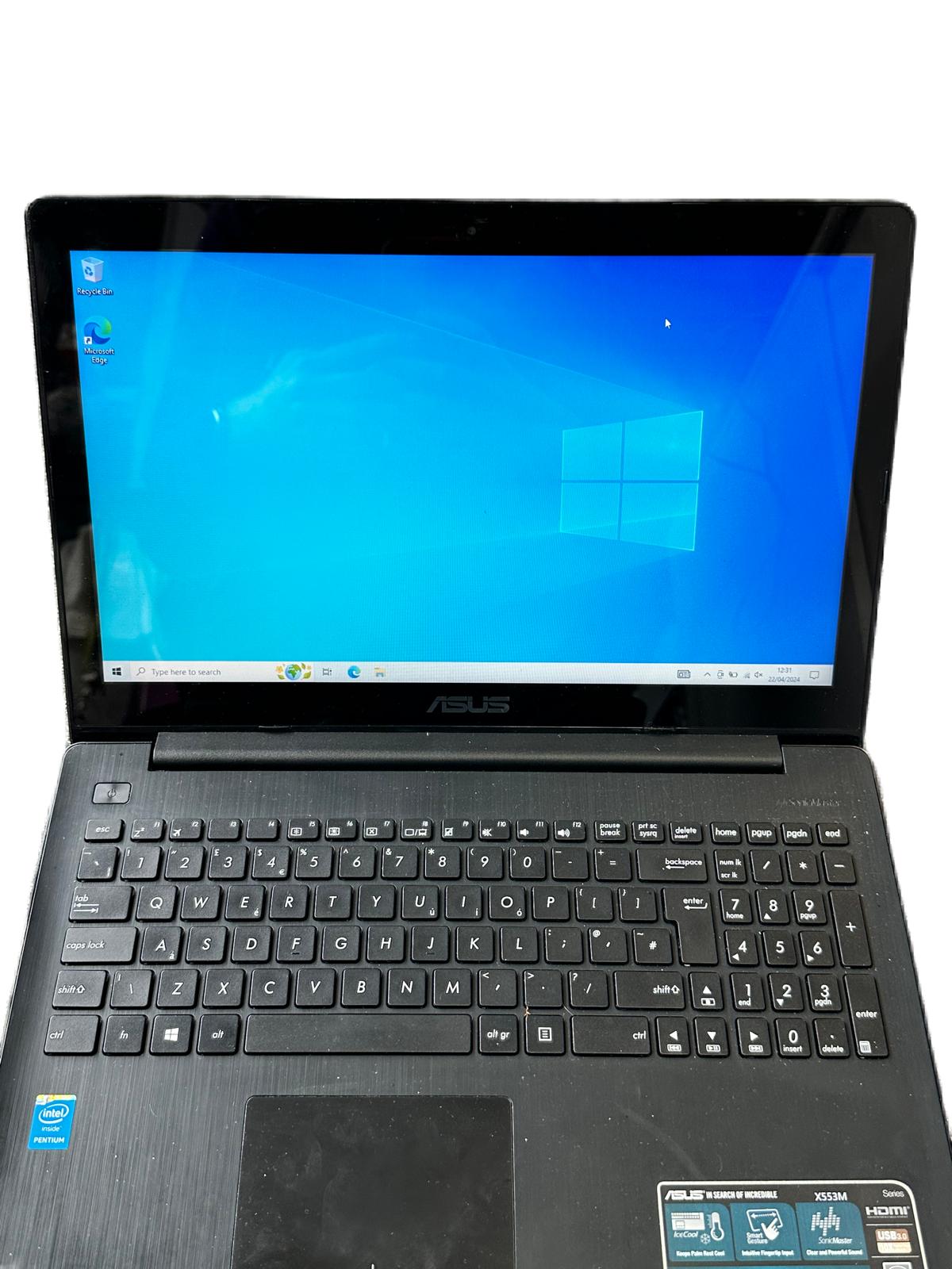 Asus X553M Laptop Unboxed intel pentium 4GB RAM 1TB HDD