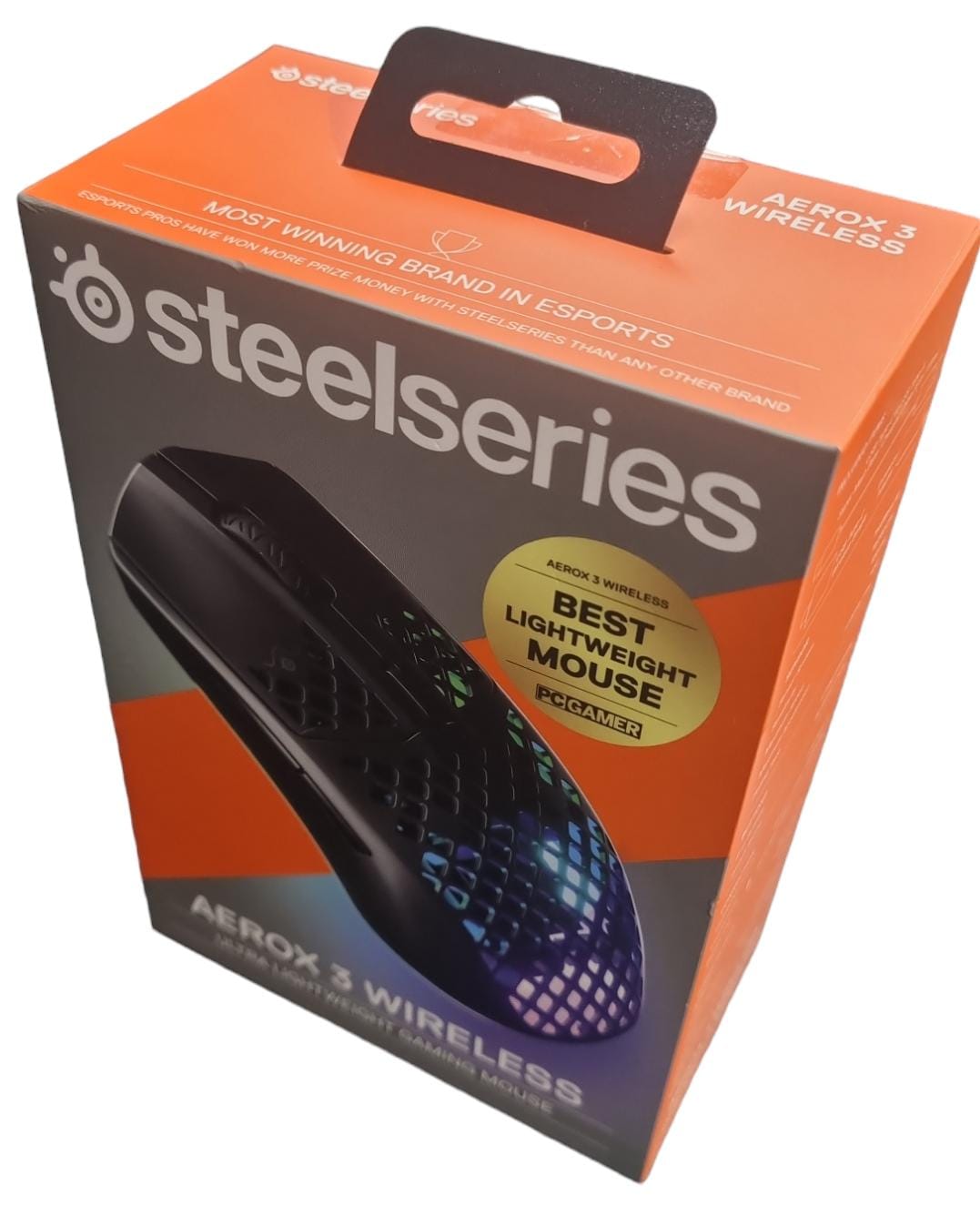 Steel Series Aerox 3 Ultra Lightweight 59g USB-C RGB Gaming Mouse - Onyx - NEW