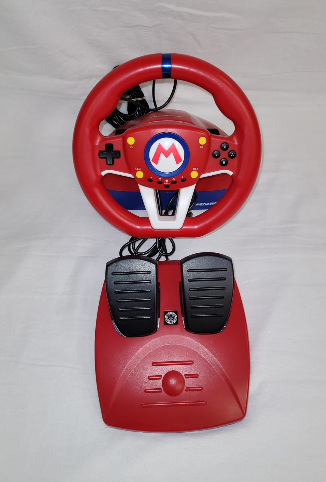 Hori Nintendo Switch Mario Steering Wheel and Pedals